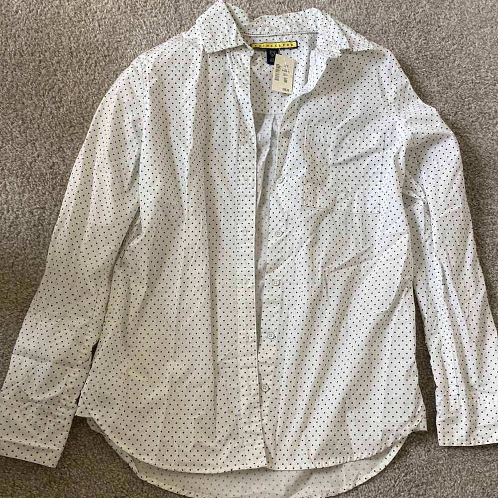 Prince & Fox Polka Dot Button Down Shirt